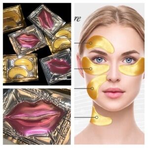 SALE!! Large bundle Collagen eye mask and lip mask.    4